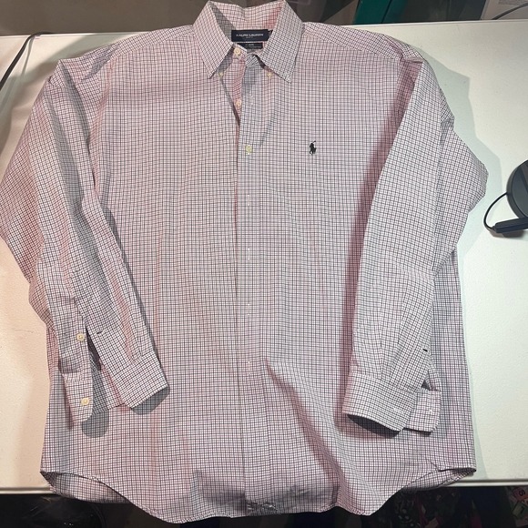 Ralph Lauren Shirt Men's Blake Large Long Sleeve Button Up Polo GOLF A27 - Picture 1 of 5
